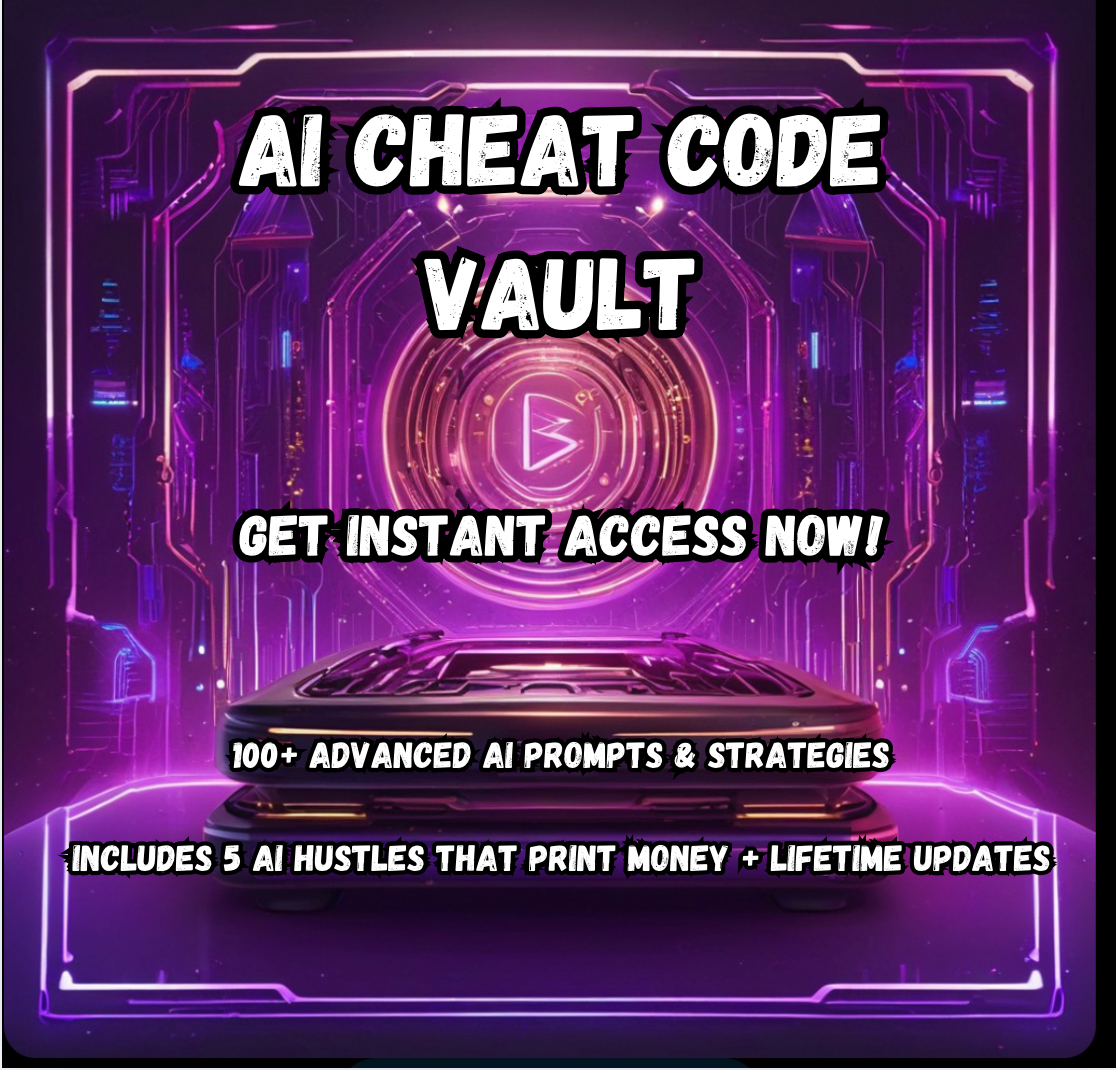 AI Cheat Code Vault โ 100+ Advanced AI Prompts & Strategies to Scale Your Life & Business