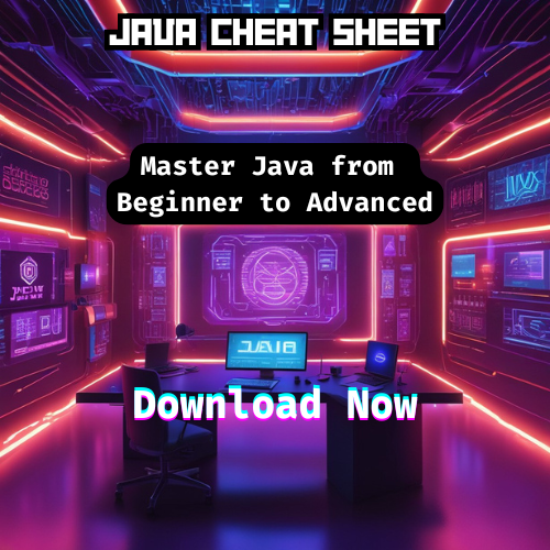 Java Cheat Sheet – Beginner to Advanced